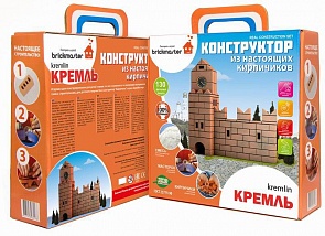 Конструктор "Кремль» из настоящих кирпичиков, 130 деталей (Brickmaster, 208пл)